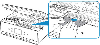 キヤノン：PIXUS マニュアル｜TS6130 series｜プリンターの内部で用紙
